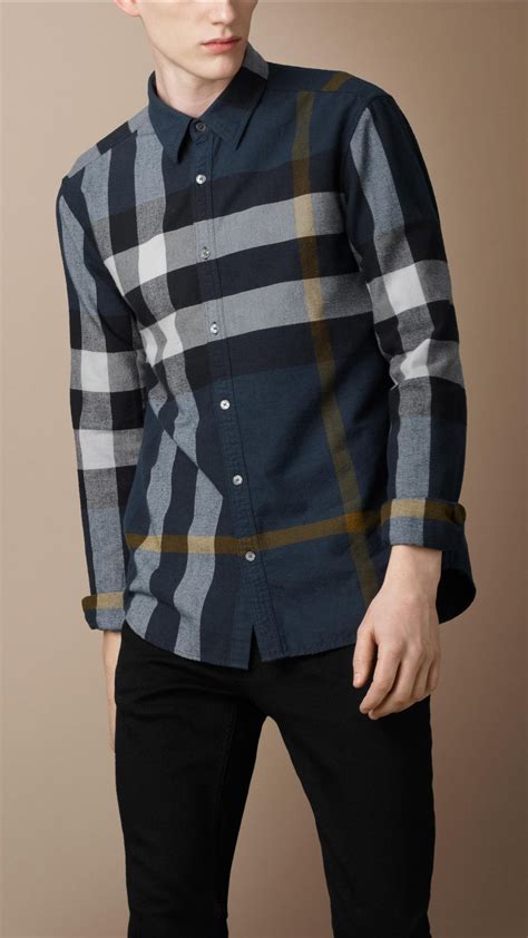 burberry flannel cologne|Burberry dress shirt men's.